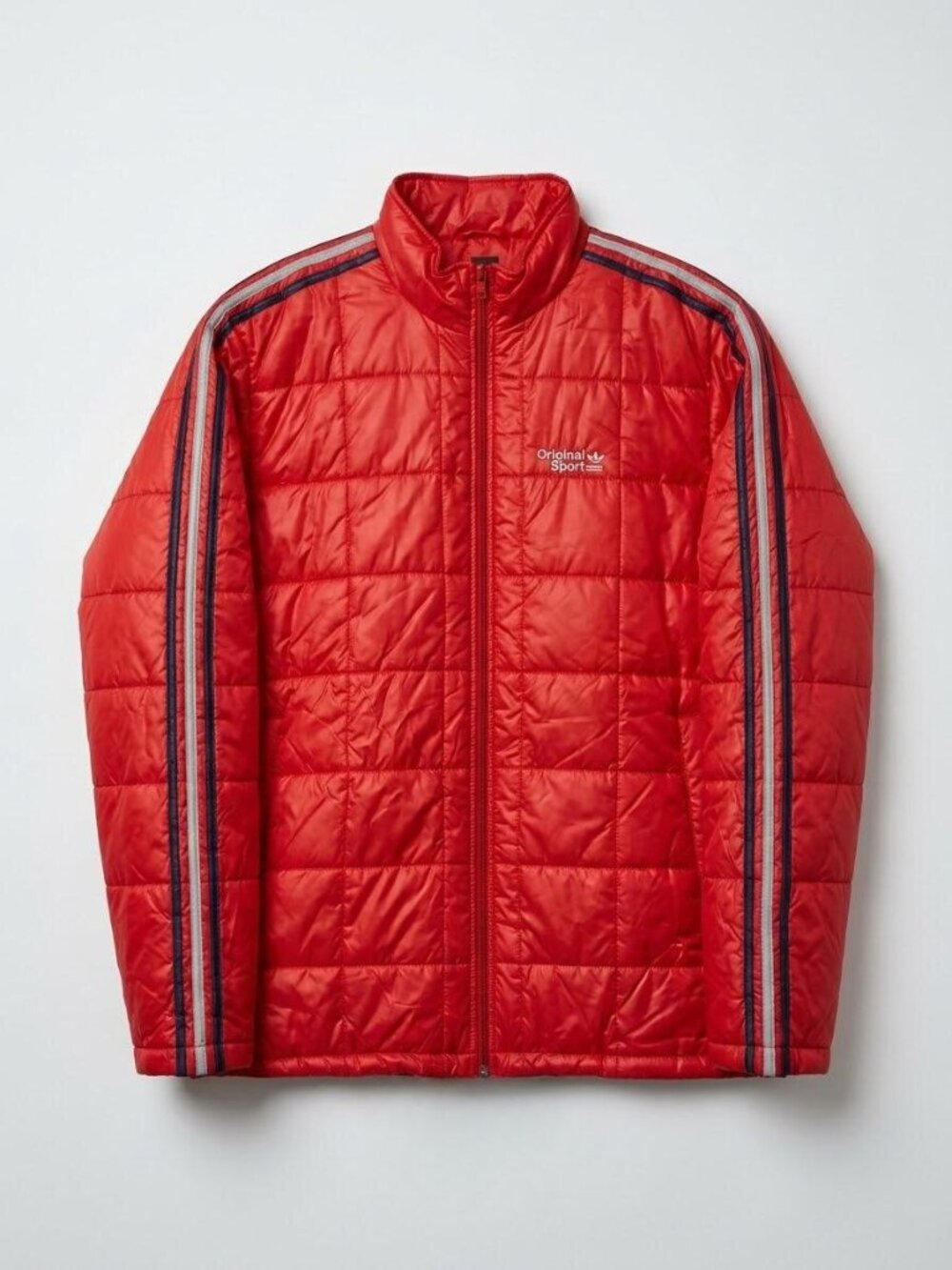 VTG 2006 Adidas Original Sport Puffer Jacket Red Men's Size 3XL AWV002 Mint